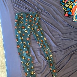 Lularoe abstract sun leggings